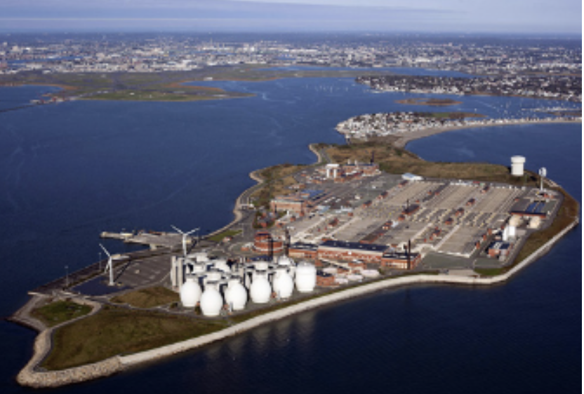 Deer Island Boston, Massachusetts Sewage Treatment Plant