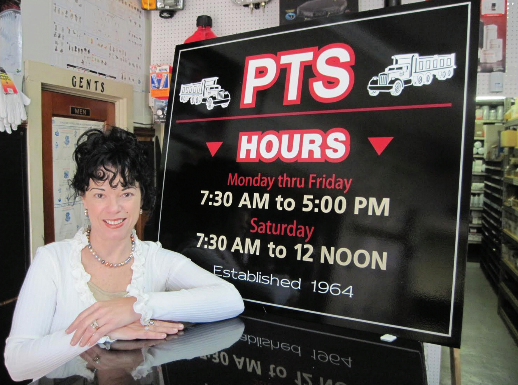 Elaine Boone, CEO of PTS Trucking, Trailer, and Construction Equipment Supply